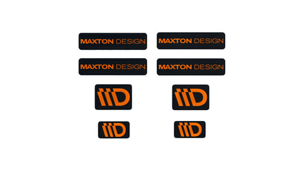 Black and Red 3D Sticker Set Maxton Design