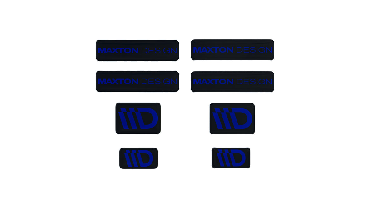 Black and Red 3D Sticker Set Maxton Design