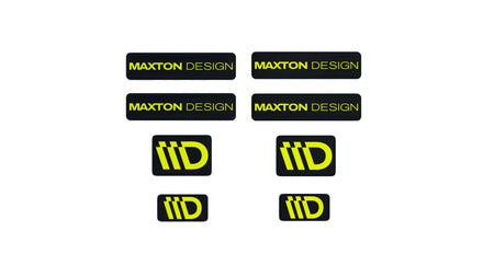 Black and Red 3D Sticker Set Maxton Design