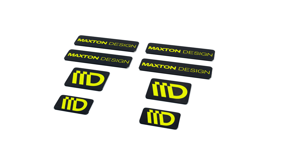 Black and Red 3D Sticker Set Maxton Design