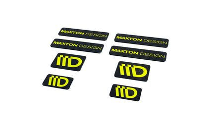 Black and Red 3D Sticker Set Maxton Design