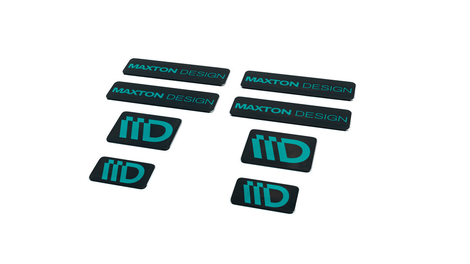 Black and Red 3D Sticker Set Maxton Design