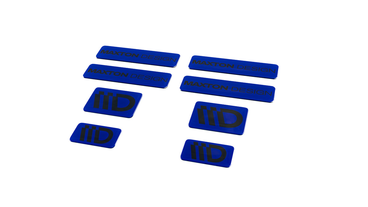 Black and Red 3D Sticker Set Maxton Design