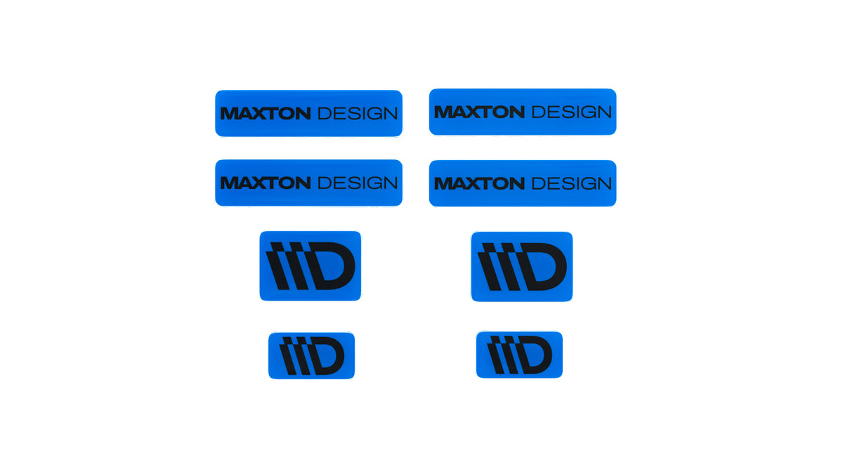 Black and Red 3D Sticker Set Maxton Design
