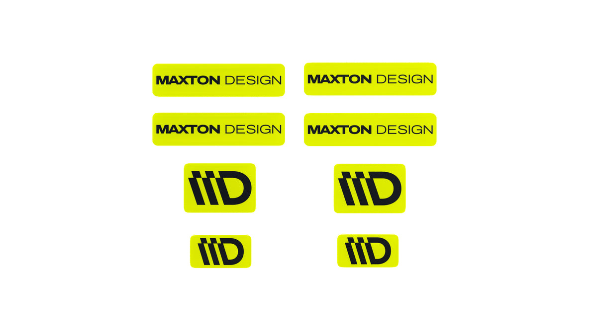 Black and Red 3D Sticker Set Maxton Design