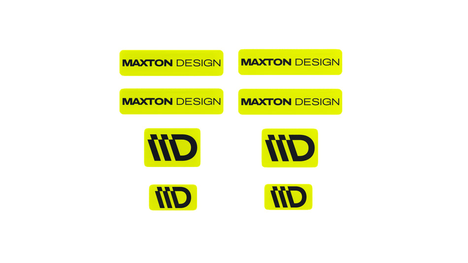 Black and Red 3D Sticker Set Maxton Design