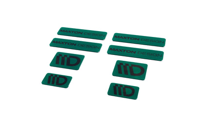 Black and Red 3D Sticker Set Maxton Design