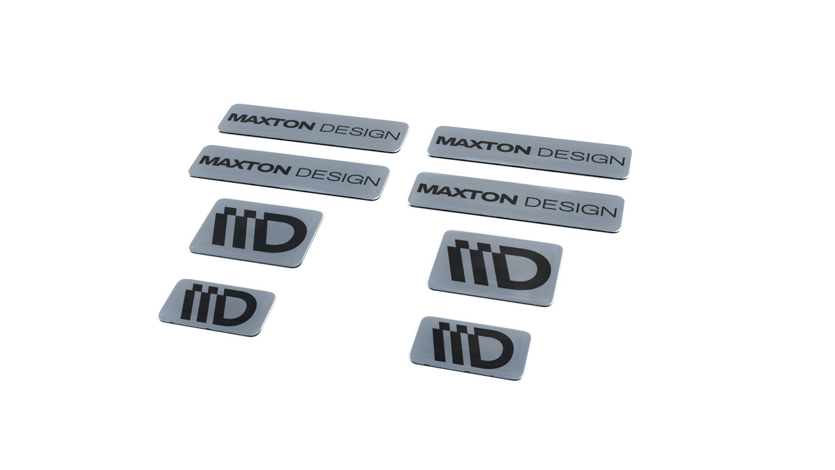 Black and Red 3D Sticker Set Maxton Design
