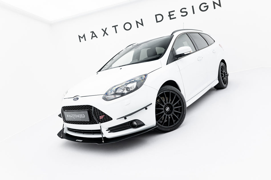 Canards (Front Bumper Wings) suitable for Ford Focus ST Mk3