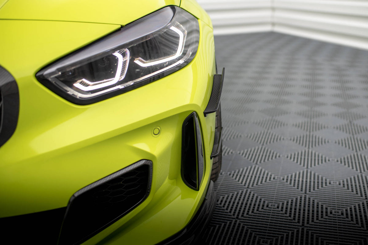 Carbon Fiber Front Bumper Wings (Canards) Prepreg suitable for BMW 1 M-Pack /  M135i / 128ti F40
