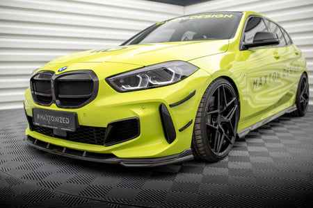 Carbon Fiber Front Bumper Wings (Canards) Prepreg suitable for BMW 1 M-Pack /  M135i / 128ti F40