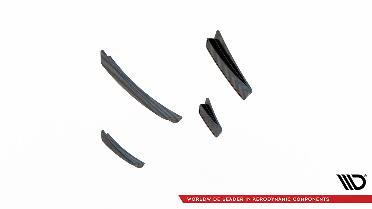 Carbon Fiber Front Bumper Wings (Canards) Prepreg suitable for BMW 1 M-Pack /  M135i / 128ti F40