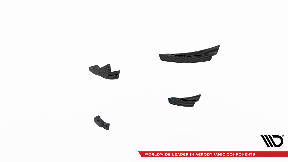 Carbon Fiber Front Bumper Wings (Canards) Prepreg suitable for BMW 1 M-Pack /  M135i / 128ti F40