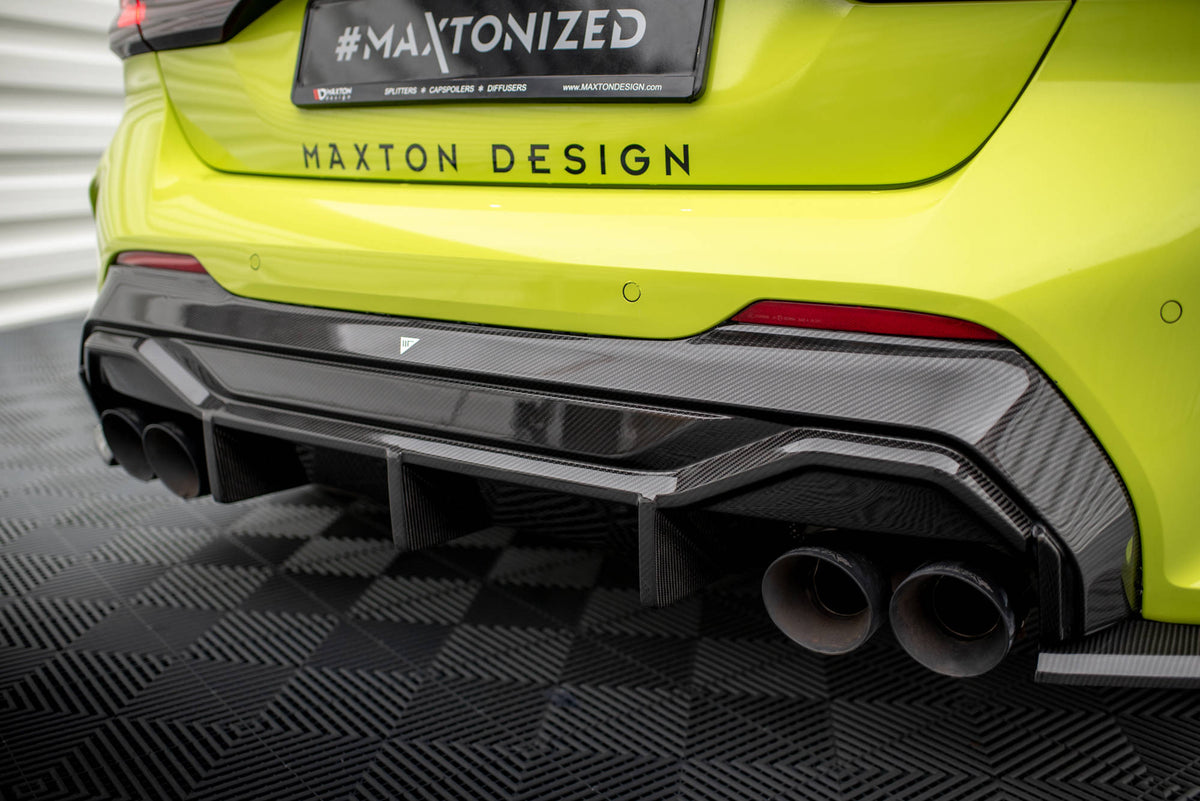 Carbon Fiber Rear Diffuser Prepreg V.1 + Milltek Sport Exhaust suitable for BMW 1 F40 M135i