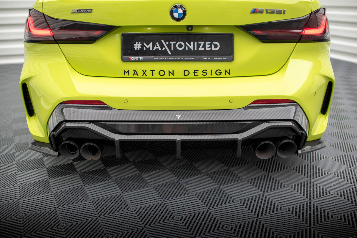 Carbon Fiber Rear Diffuser Prepreg V.1 + Milltek Sport Exhaust suitable for BMW 1 F40 M135i