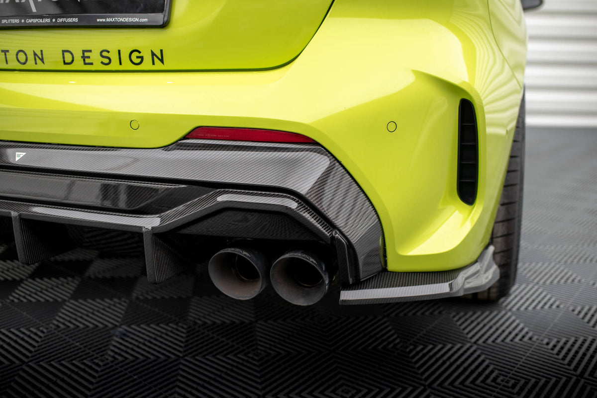 Carbon Fiber Rear Diffuser Prepreg V.1 + Milltek Sport Exhaust suitable for BMW 1 F40 M135i