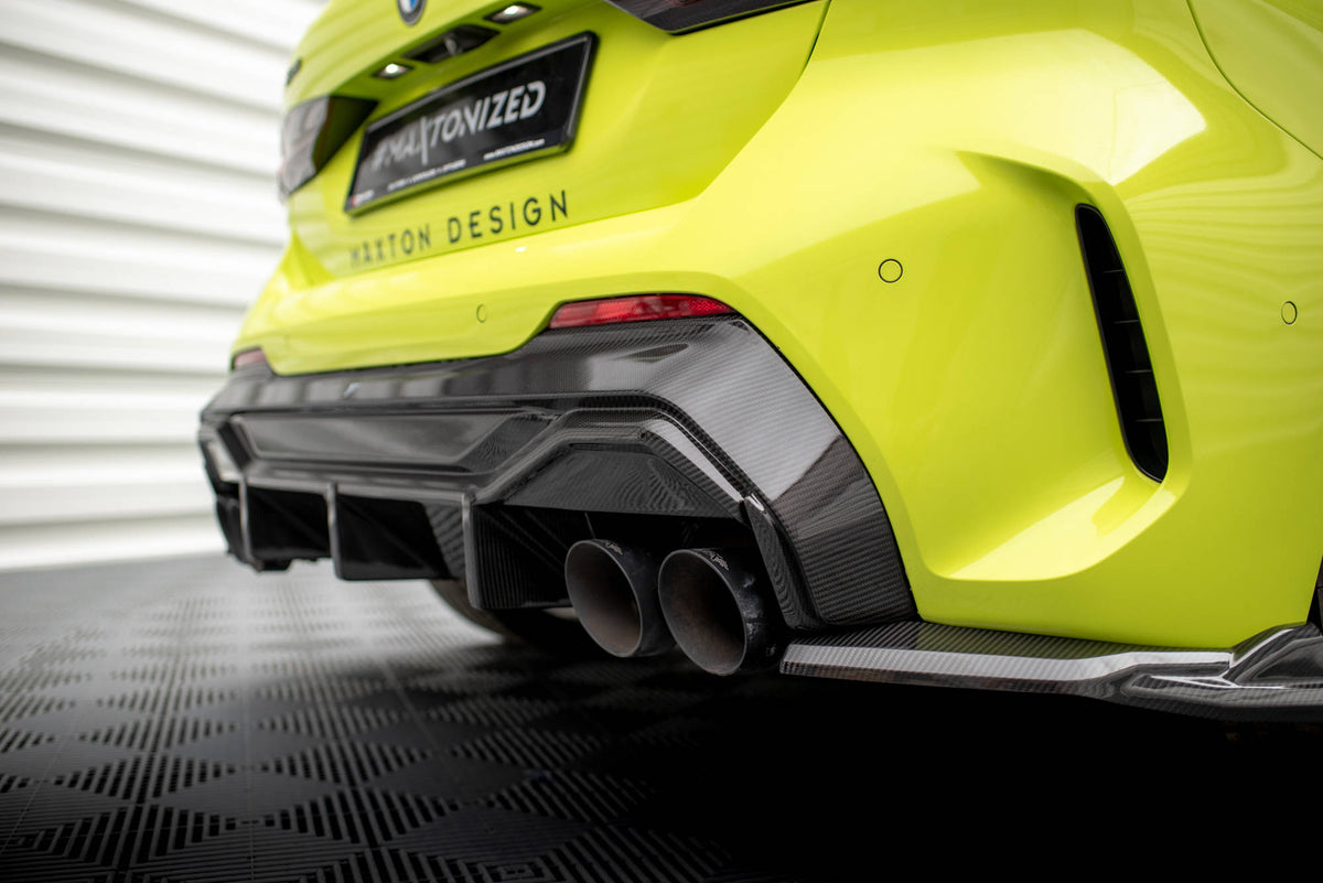 Carbon Fiber Rear Diffuser Prepreg V.1 + Milltek Sport Exhaust suitable for BMW 1 F40 M135i