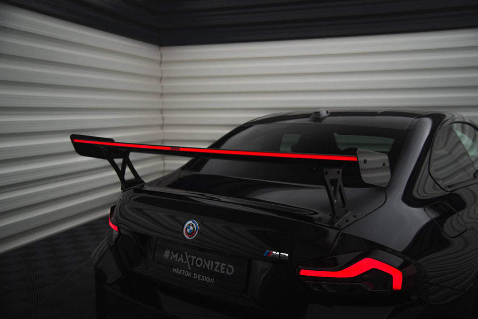 Carbon Fiber Spoiler With External Brackets Uprights +LED light suitable for BMW M2 G87 / M240i / 2 M-Pack / 2 Standard G42