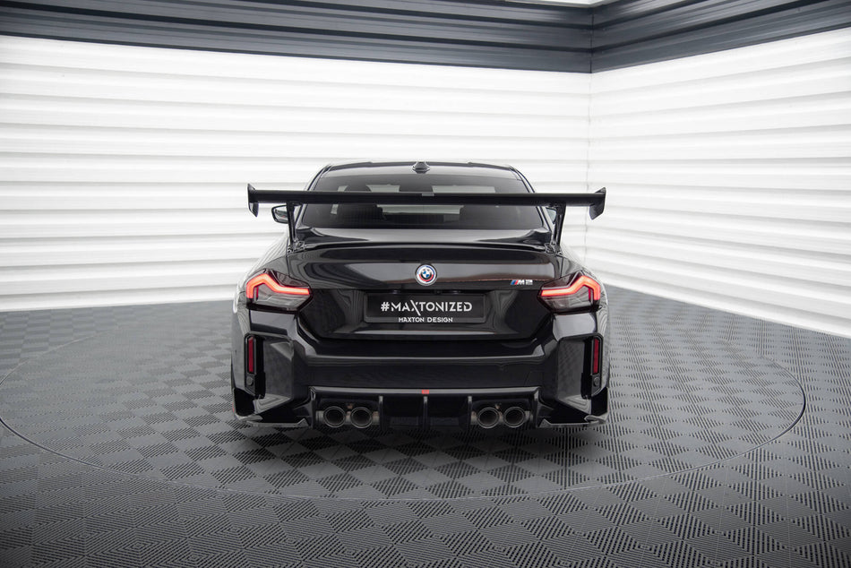 Carbon Fiber Spoiler With External Brackets Uprights suitable for BMW M2 G87 / M240i / 2 M-Pack / 2 Standard G42