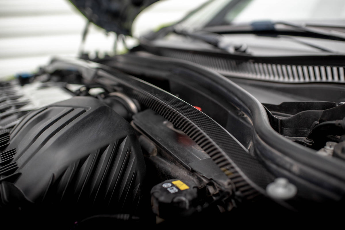Carbon Fiber Strut Bar Cover suitable for BMW M135i F40 / F70