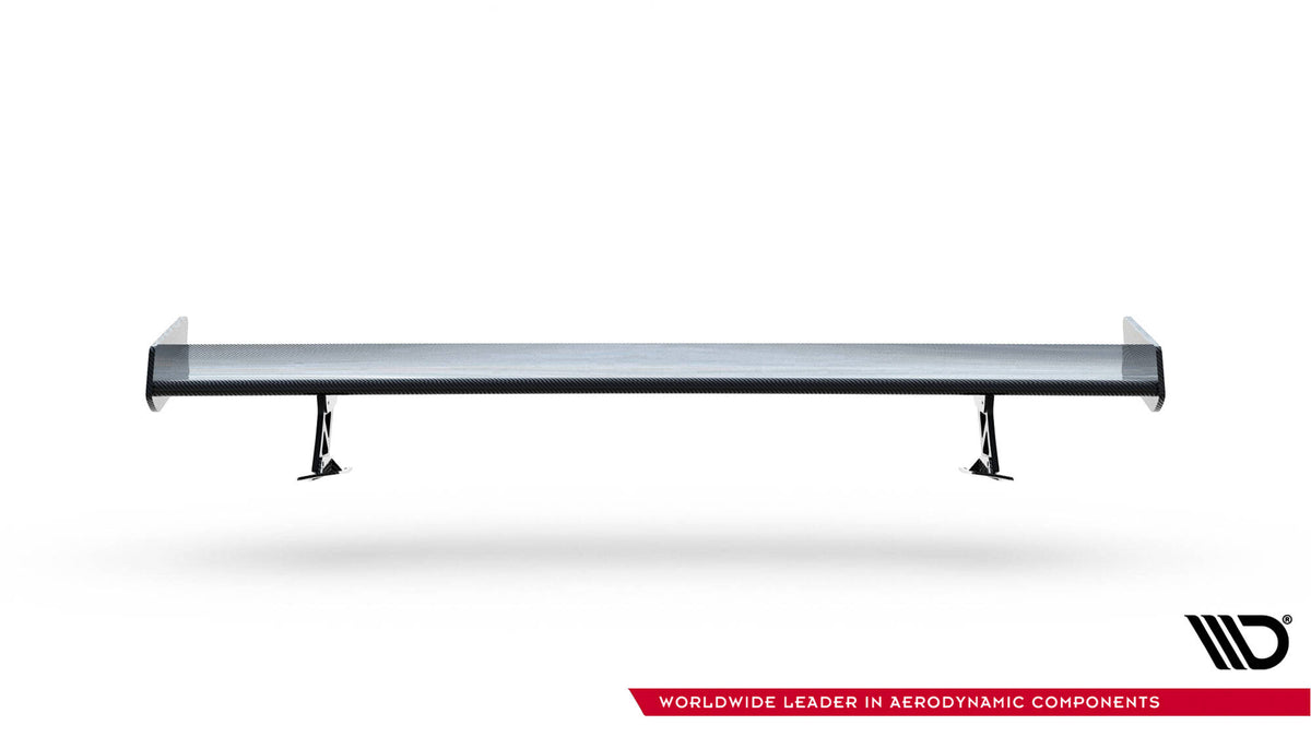 Carbon Spoiler With External Brackets Uprights + LED suitable for Audi A3 / A3 S-Line / S3 / RS3 Sedan 8V / 8V Facelift