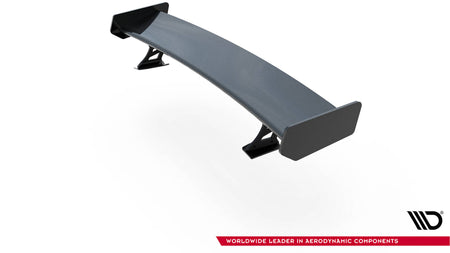 Carbon Spoiler With External Brackets Uprights + LED suitable for Audi A5 Coupe 8T