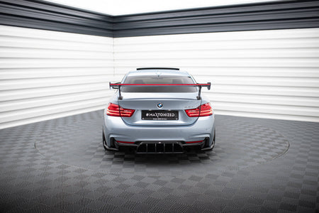 Carbon Spoiler With External Brackets Uprights + LED suitable for BMW 4 F32 / 4 F32 M-Pack Coupe