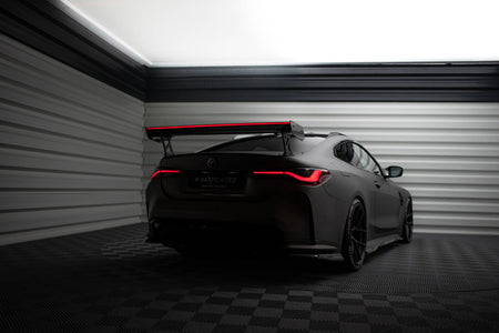 Carbon Spoiler With External Brackets Uprights + LED suitable for BMW M4 G82 / G82 Facelift / M440i / 4 M-Pack G22 / G22 Facelift