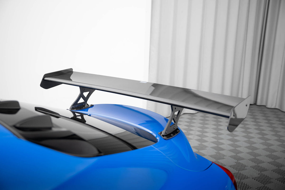 Carbon Spoiler With External Brackets Uprights + LED suitable for Toyota Supra Mk5