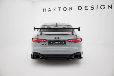 Carbon Spoiler With External Brackets Uprights V.2 suitable for Audi A5 / A5 S-Line / S5 / RS5 Coupe F5 / F5 Facelift