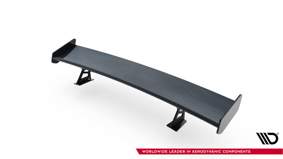 Carbon Spoiler With External Brackets Uprights V.2 suitable for Audi A5 / A5 S-Line / S5 / RS5 Coupe F5 / F5 Facelift