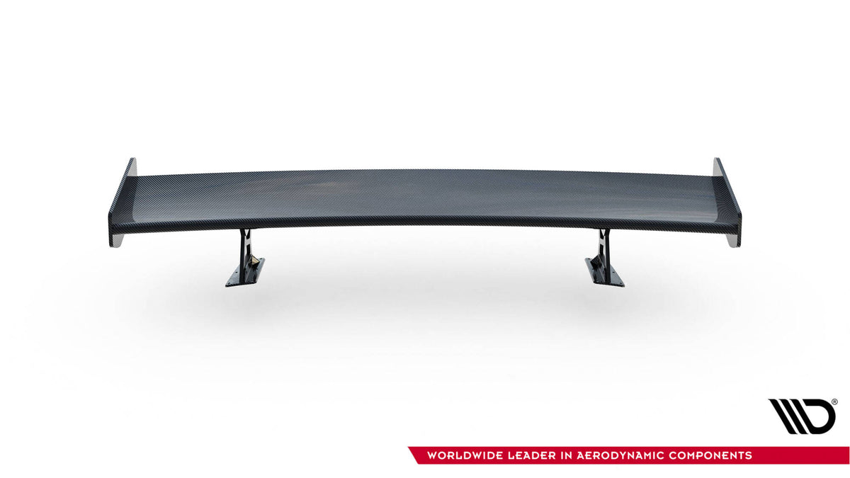 Carbon Spoiler With External Brackets Uprights V.2 suitable for Audi A5 / A5 S-Line / S5 / RS5 Coupe F5 / F5 Facelift