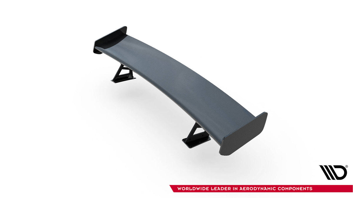 Carbon Spoiler With External Brackets Uprights V.2 suitable for Audi A5 / A5 S-Line / S5 / RS5 Coupe F5 / F5 Facelift