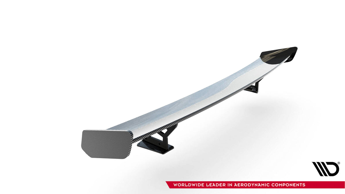 Carbon Spoiler With External Brackets Uprights V.2 suitable for Audi A5 / A5 S-Line / S5 / RS5 Coupe F5 / F5 Facelift