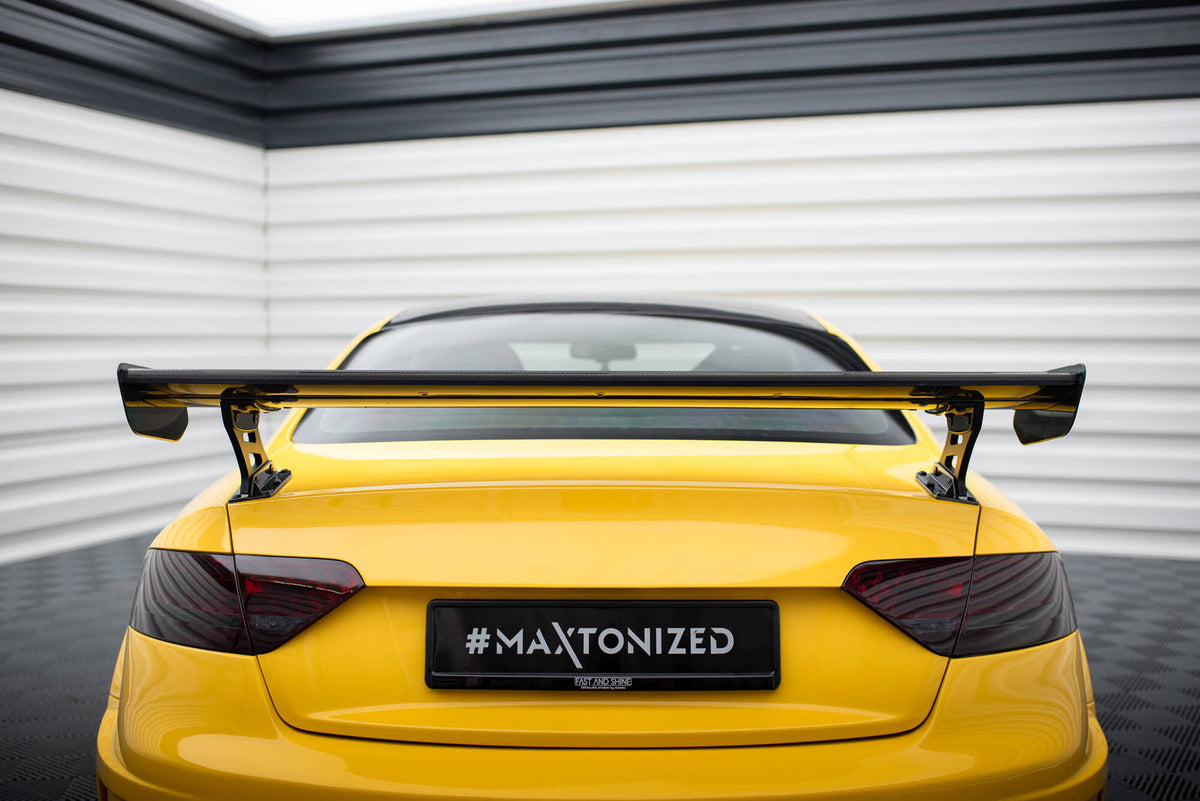 Carbon Spoiler With External Brackets Uprights suitable for Audi A5 Coupe 8T
