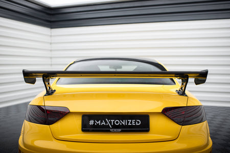 Carbon Spoiler With External Brackets Uprights suitable for Audi A5 Coupe 8T