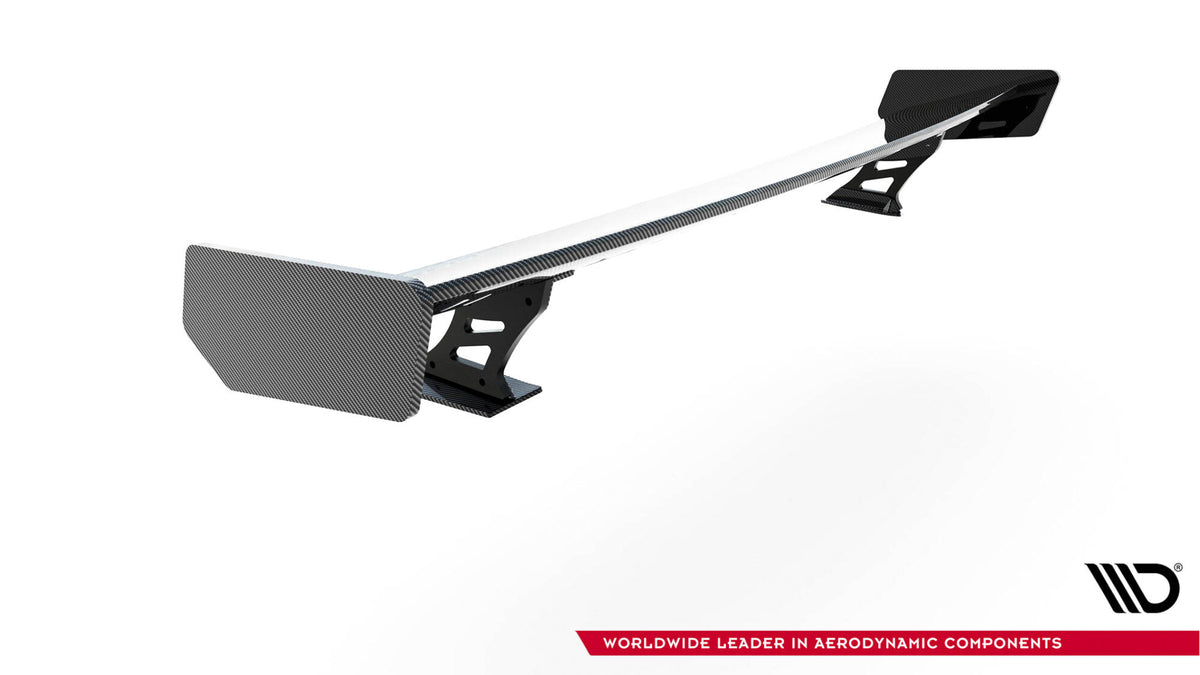 Carbon Spoiler With External Brackets Uprights suitable for Audi A5 Coupe 8T