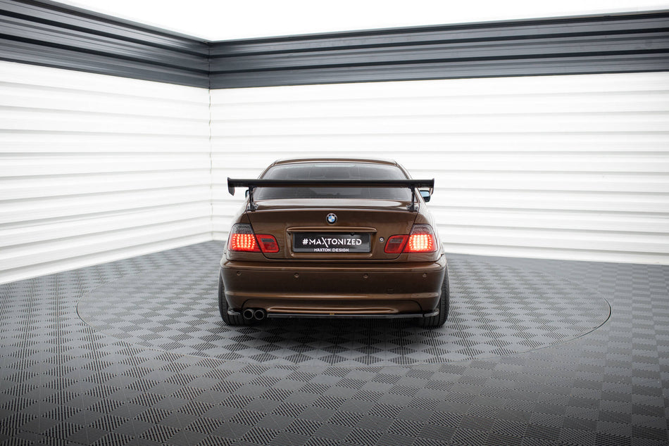 Carbon Spoiler With External Brackets Uprights suitable for BMW 3 Coupe E46