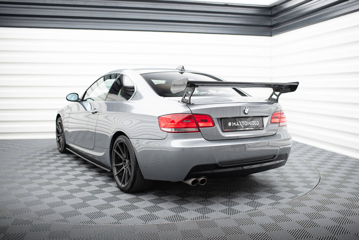 Carbon Spoiler With External Brackets Uprights suitable for BMW 3 / M3 Coupe E92
