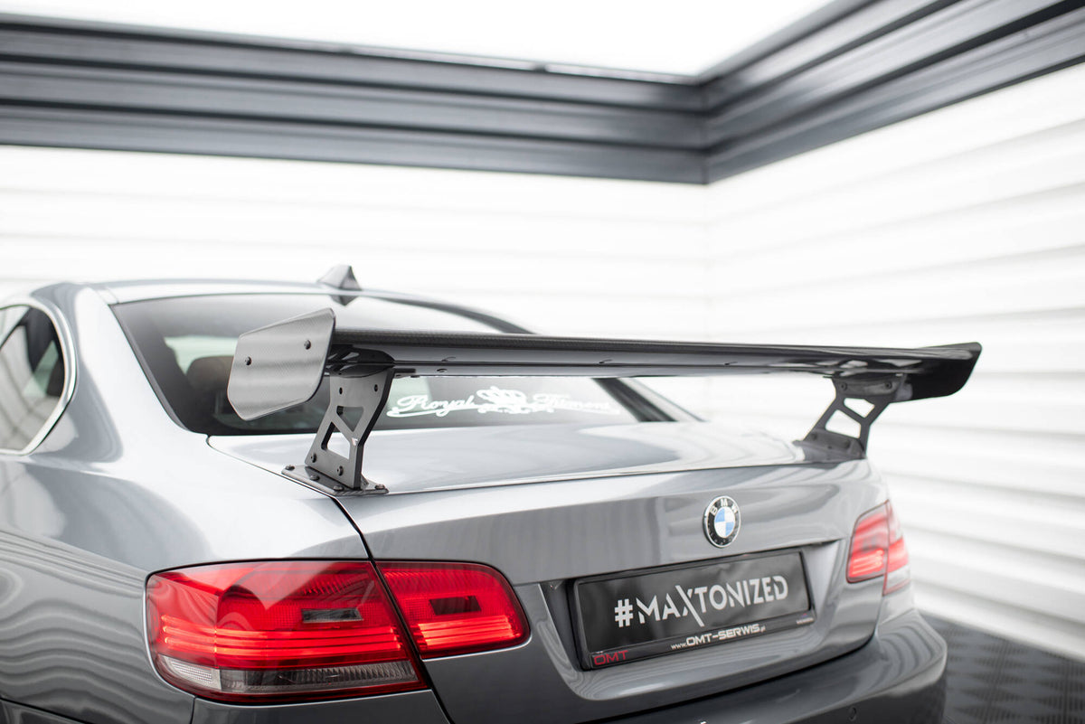 Carbon Spoiler With External Brackets Uprights suitable for BMW 3 / M3 Coupe E92