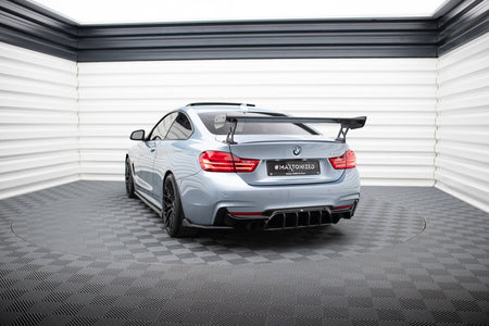 Carbon Spoiler With External Brackets Uprights suitable for BMW 4 F32 / 4 F32 M-Pack Coupe