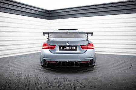 Carbon Spoiler With External Brackets Uprights suitable for BMW 4 F32 / 4 F32 M-Pack Coupe