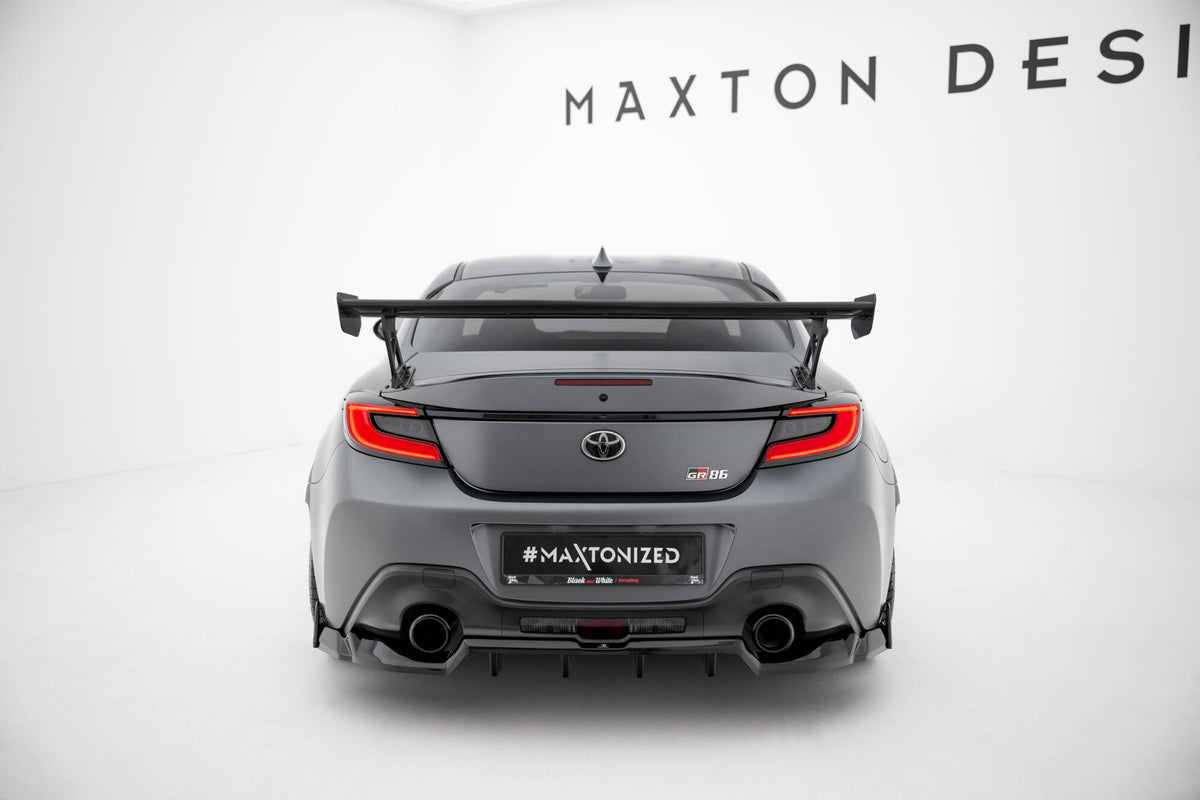 Carbon Spoiler With External Brackets Uprights suitable for Toyota GR86 / Subaru BRZ Mk2