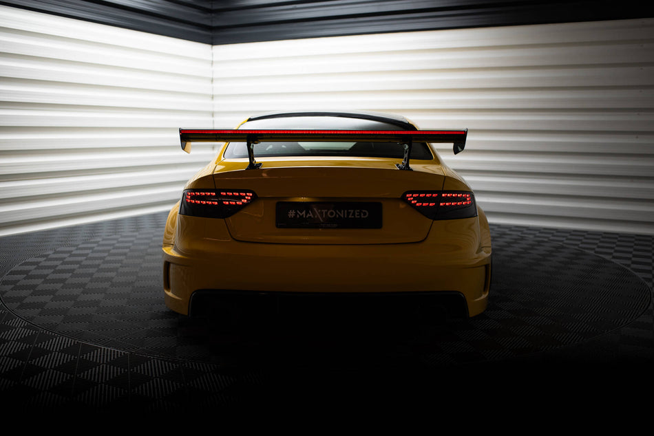 Carbon Spoiler With Internal Brackets Uprights + LED suitable for Audi A5 Coupe 8T