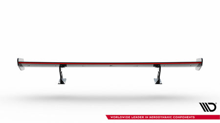 Carbon Spoiler With Internal Brackets Uprights + LED suitable for BMW 5 / M5 Sedan G30 / F90