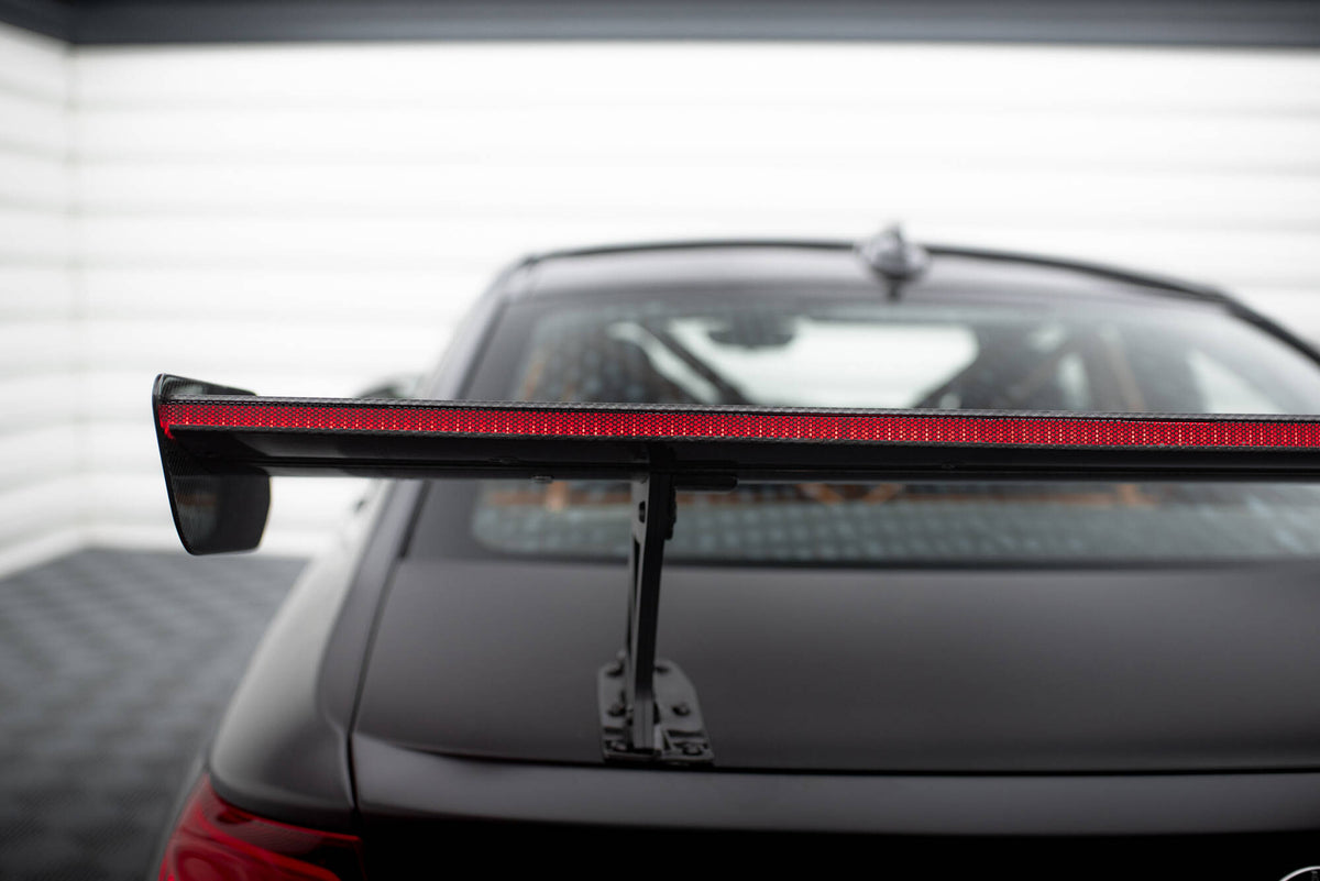Carbon Spoiler With Internal Brackets Uprights + LED suitable for BMW M2 F87 / 2 / 2 M-Pack F22