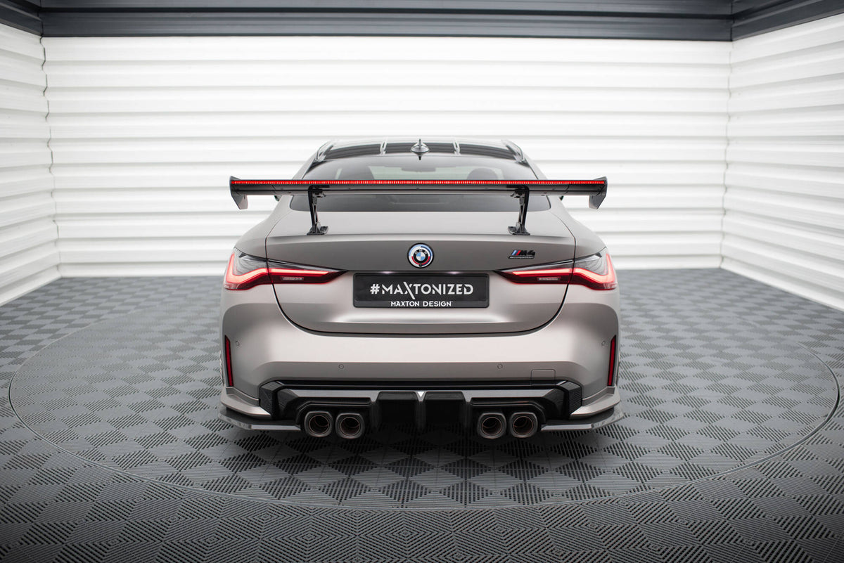 Carbon Spoiler With Internal Brackets Uprights + LED suitable for BMW M4 G82 / G82 Facelift / M440i / 4 M-Pack G22 / G22 Facelift