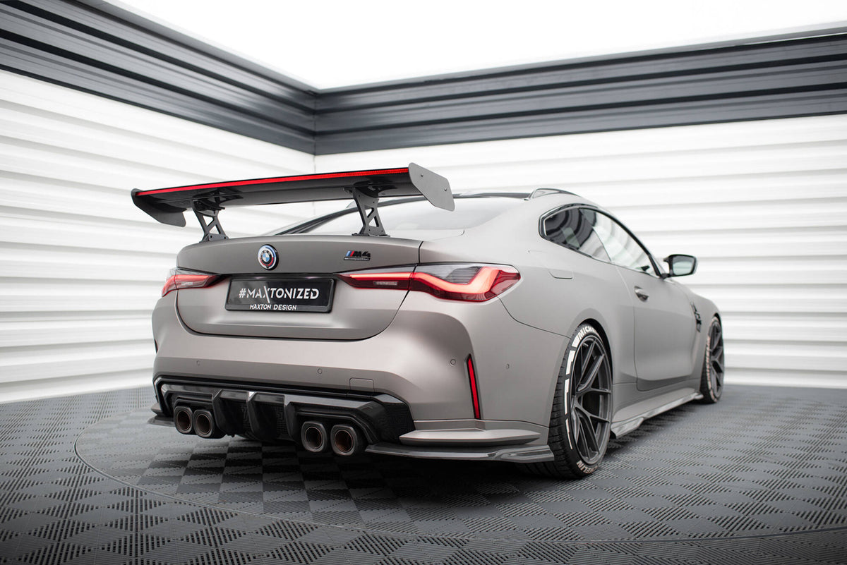 Carbon Spoiler With Internal Brackets Uprights + LED suitable for BMW M4 G82 / G82 Facelift / M440i / 4 M-Pack G22 / G22 Facelift