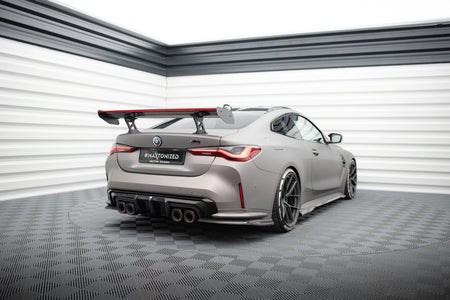 Carbon Spoiler With Internal Brackets Uprights + LED suitable for BMW M4 G82 / G82 Facelift / M440i / 4 M-Pack G22 / G22 Facelift