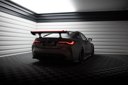 Carbon Spoiler With Internal Brackets Uprights + LED suitable for BMW M4 G82 / G82 Facelift / M440i / 4 M-Pack G22 / G22 Facelift